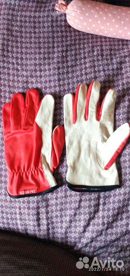 Перчатки для спорта кожа и текстиль