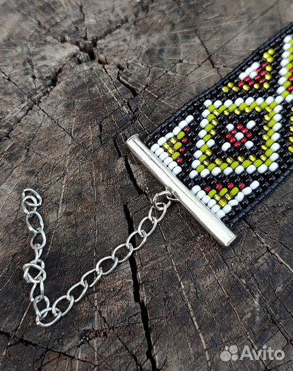 Браслет - оберег с этническим орнаментом