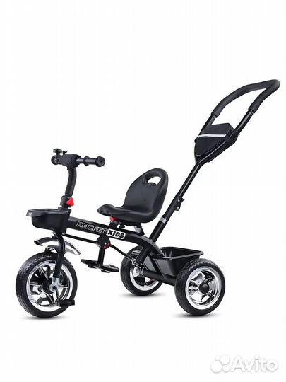 Велосипед 3-х колесный Rocket Eva 6166 серый