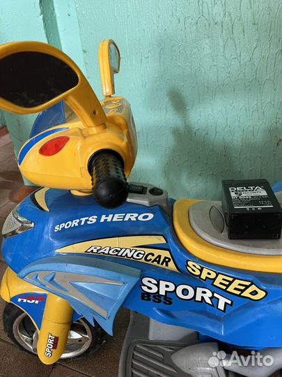 Детский мотоцикл на аккумуляторе