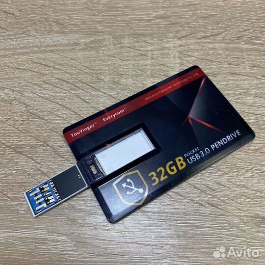 USB флешка 32 гб в виде карточки