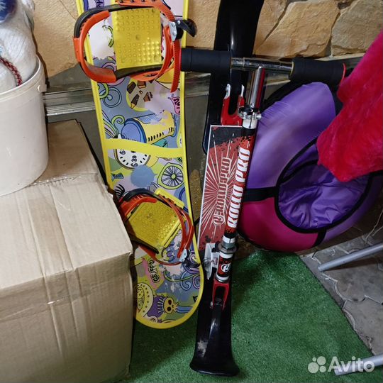 Самокат лыжный