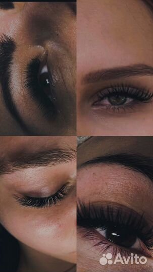 Наращивание ресниц модель