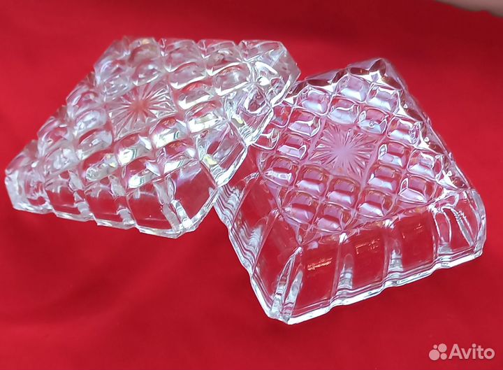 Икорницы. Хрусталь. Стекло