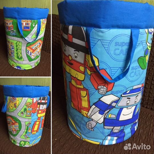 Корзины для игрушек шью сама