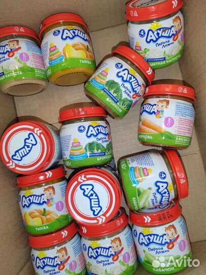 Овощное пюре агуша