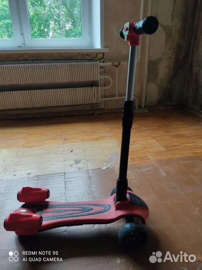 Самокат детский трехколесный бу