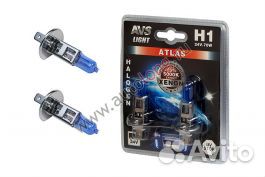Галогенная лампа AVS atlas H1 24V, 5000К, 70W (ком