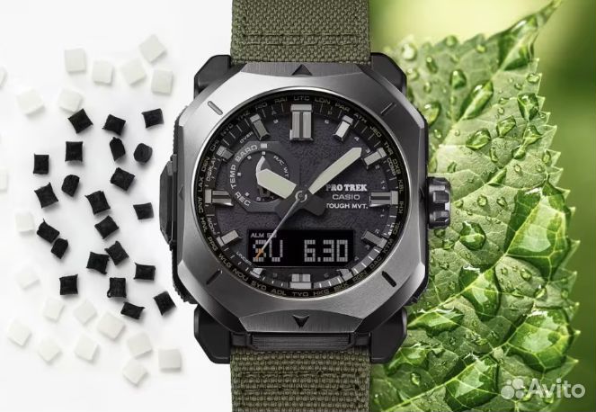 Casio Pro Trek PRW-6900YB-3E С огнеупорным ремешко