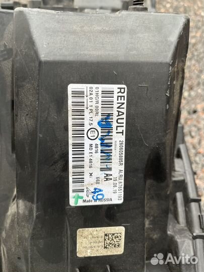 Renault arkana фара