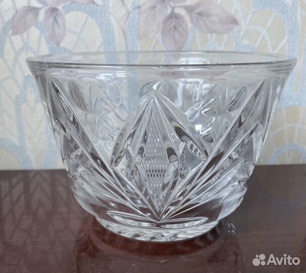 Салатник хрустальный СССР