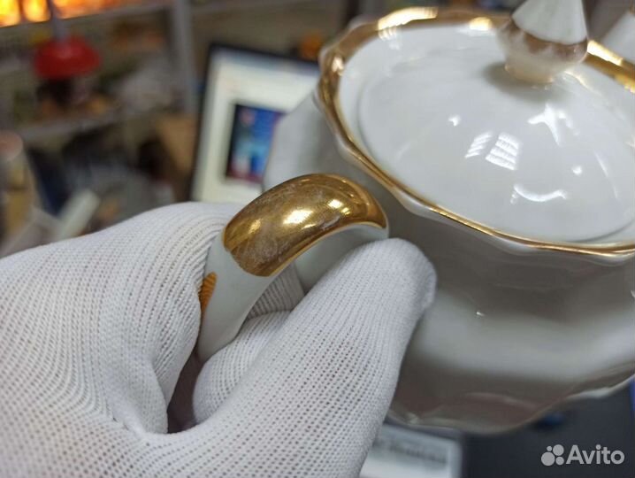 Советский Заварочный Чайник Фарфор СССР Дмитровка