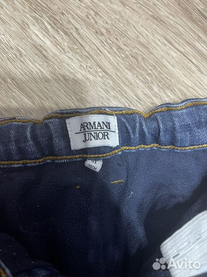 Джинсы armani junior