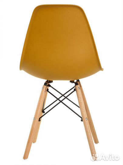 Стул в стиле eames DSW, светло- коричневый, 1 шт