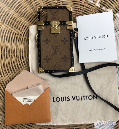 Чехол iPhone 10 louis vuitton оригинал