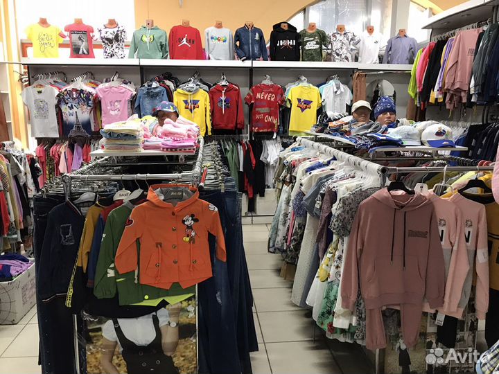 Продаётся отдел детской одежды