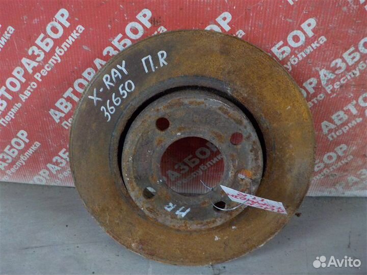 Диск тормозной передний правый LADA X-Ray 21129