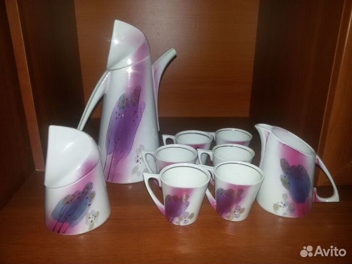 Кофейный сервиз туймазинский фарфор