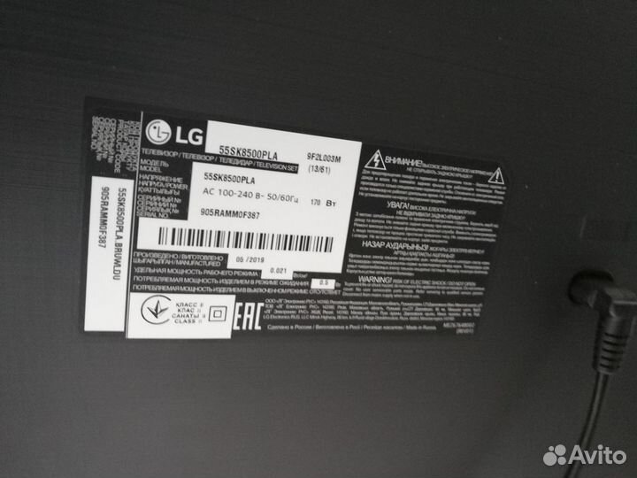 Битые 4К LG 55sk8500pla / 49sm9000pla запчасти