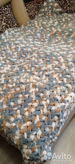 Плед-покрывало ручной работы