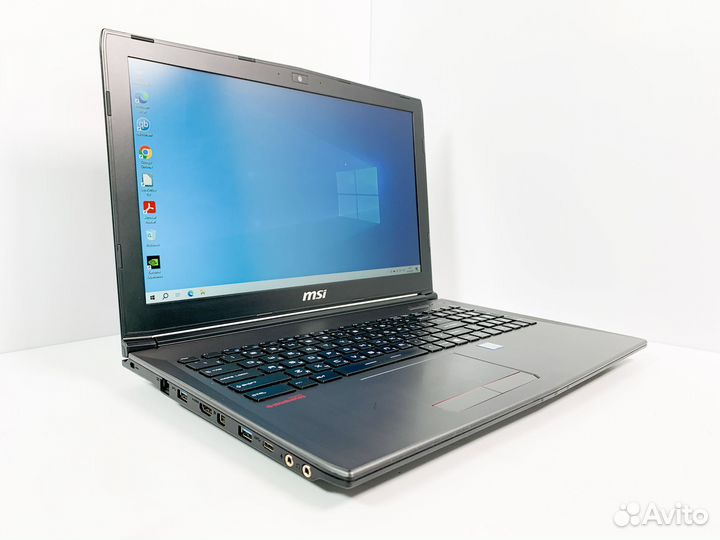 Игровой ноутбук MSI i7/24Gb/GTX1050