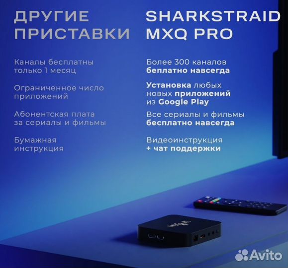 Смарт приставка TV Box MXQ pro 4K Android TV оптом