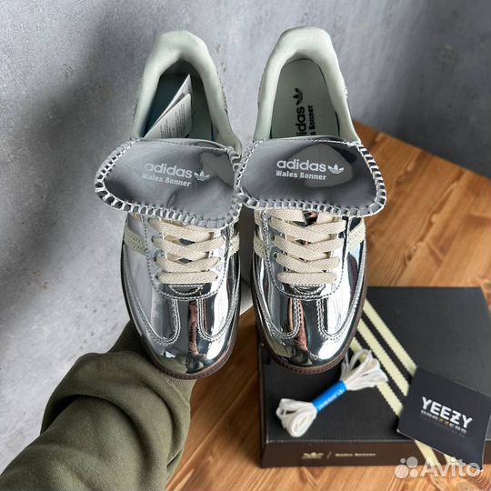 Кеды Wales Bonner x Adidas Samba Silver