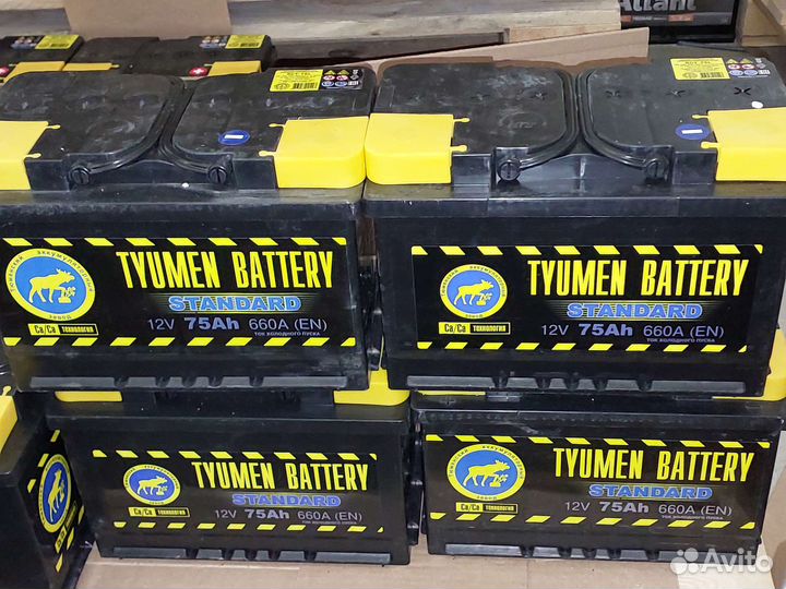 Автомобильный аккумулятор Тюмень 75Ач