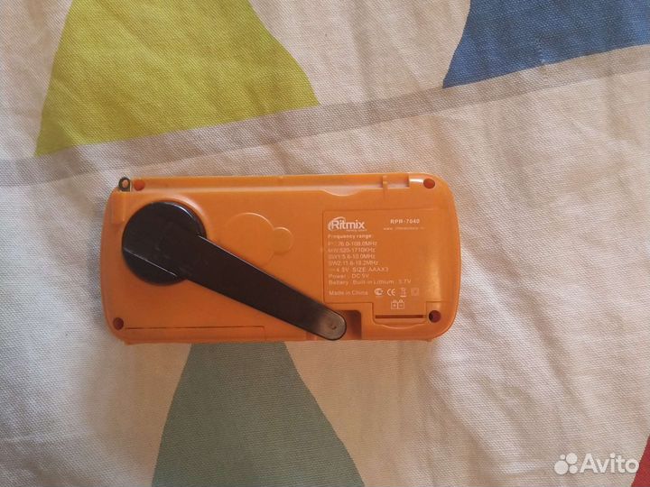 Радиоприемник Ritmix, на запчасти