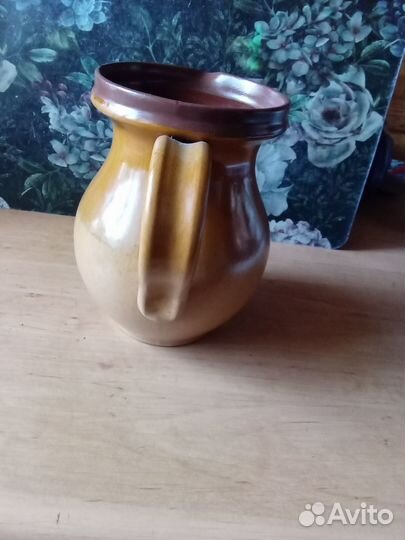 Глиняный кувшин крынка СССР