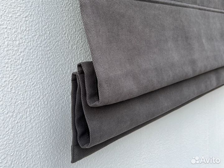 Римские шторы ''Серо-графит'' ширина 70 - 220 см