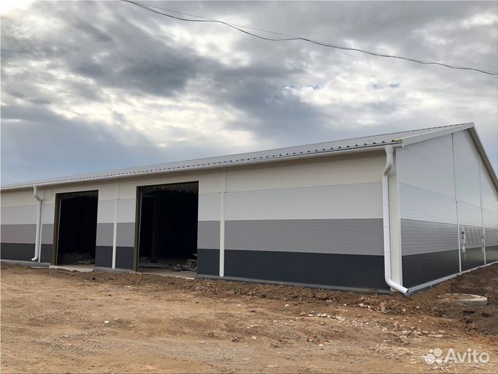 Быстровозводимый склад ангар