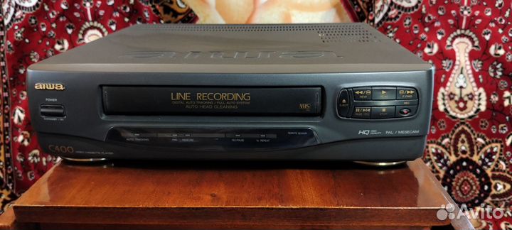 Видеомагнитофон aiwa hv - c400ker