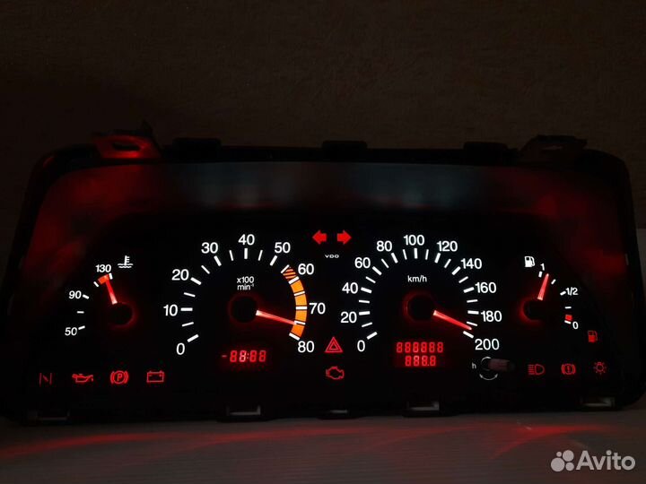 Приборная панель с пересветом ваз 2110-2112 2114