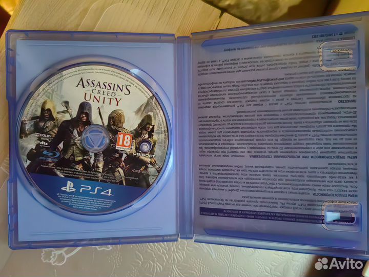Assassins creed unity ps4 диск