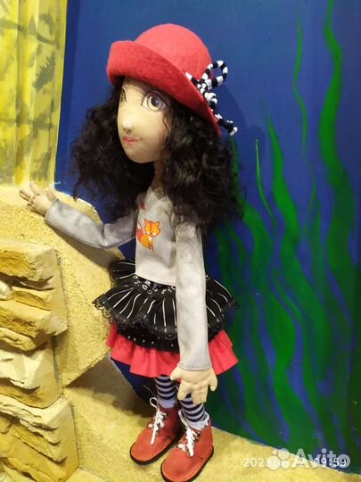 Кукла ручной работы текстиль