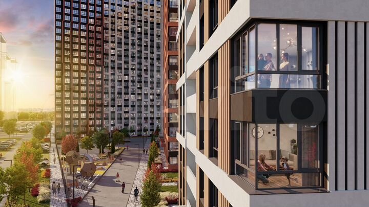 1-к. квартира, 41,3 м², 22/24 эт.