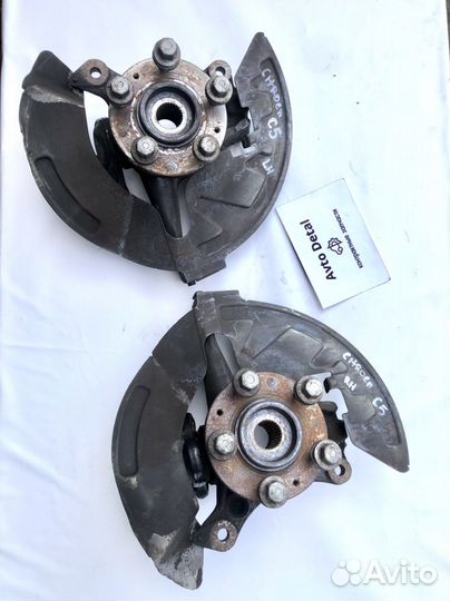 Citroen c5 x7 кулак поворотный передний