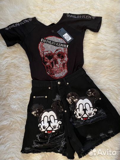Шорты Филипп плейн.Новые
