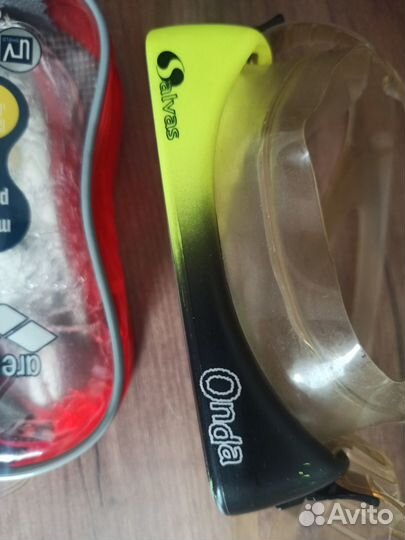 Шапочка и очки для плавания новые