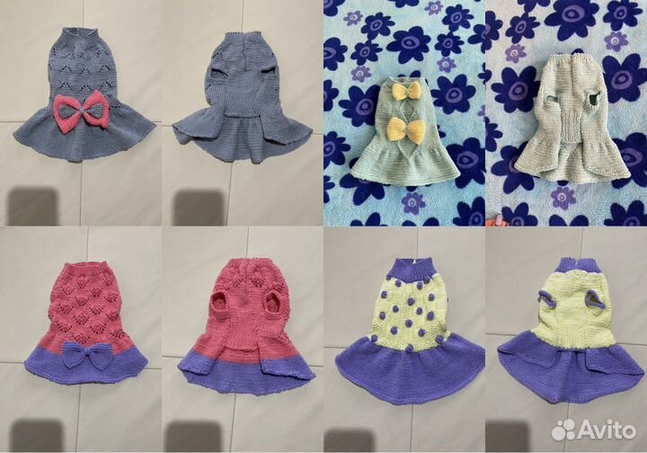 Вязанная одежда для собак