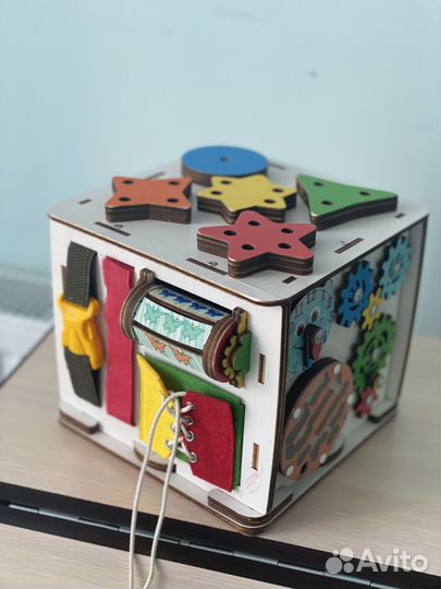 Бизикуб бизиборд развтвающий куб 25 см