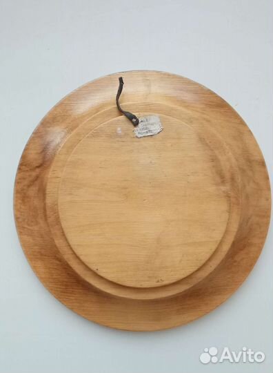 Деревянная тарелка Дракула