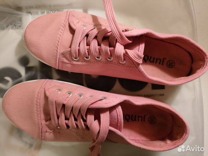 Женские кеды 38 размер розовые
