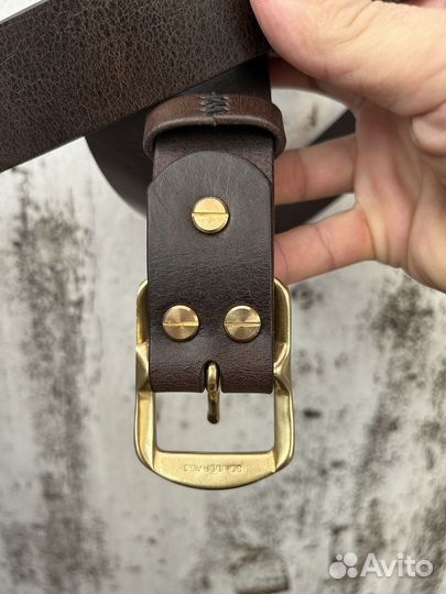 Мужской ремень 35 мм, ручной работы