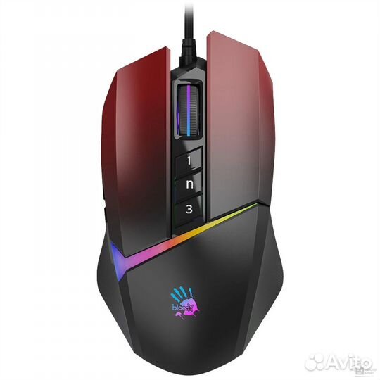 Мышь игровая A4Tech Bloody W60 MAX черная USB 10кн