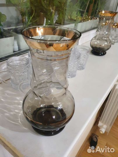 Вазы с позолотой