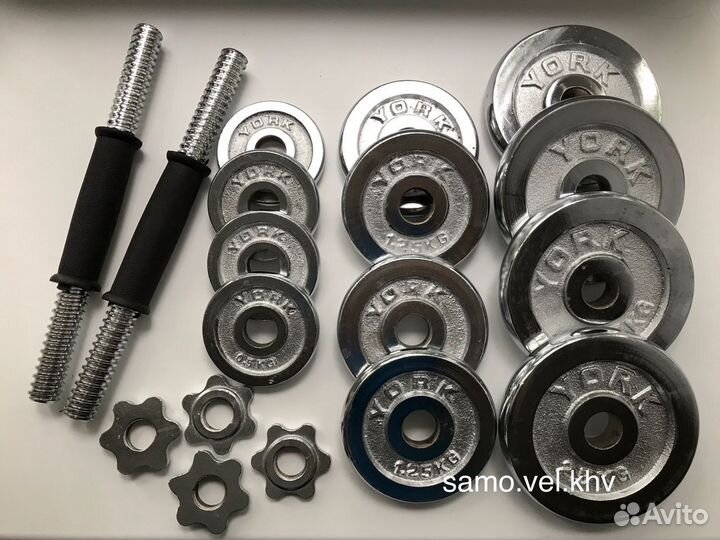 Гантели разборные в кейсе 15, 20, 30, 50 кг