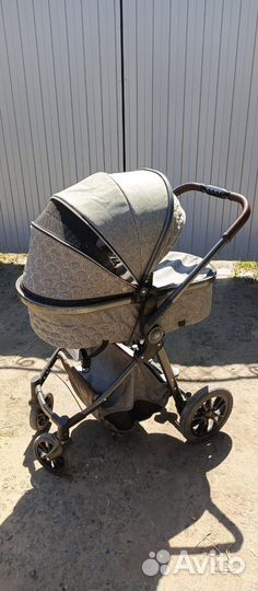 Коляска трансформер luxmom + автолюлька