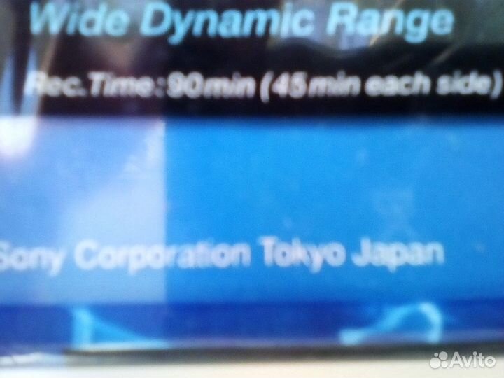 Новая запечатанная аудиокассета sony EFSuper 90